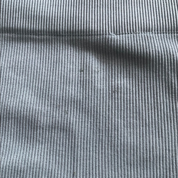 TNA Women's High-Waisted Ribbed Shorts - Teal - Picture 5 of 7